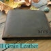 Personalized Handmade Leather Mens Wallet, Engraved Gift for Anniversary, Graduation, Dad, Boyfriend, Him, Husband, Father, Handwriting