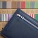 Personalized Alligator Leather Wallet: Handmade Exotic Navy Billfold