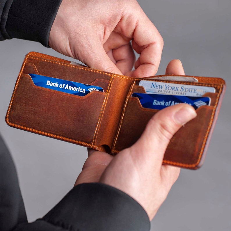Leather Wallet•Wallet•Man Leather Wallet•Minimalist Wallet•Personalize Wallet•Leather Anniversary•Slim Leather Wallet•Man Wallet