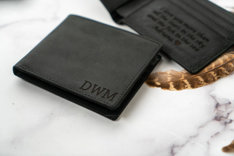 Christmas Gift for Him, Personalized Wallet, Mens Wallet, Engraved Wallet, Custom Wallet, Leather Wallet,Boyfriend Gift For Men,Gift for Dad